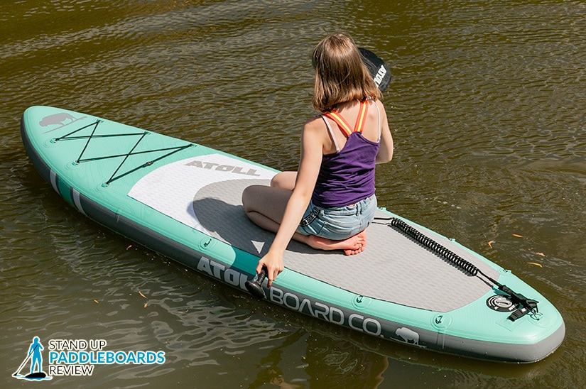 The Atoll 9' kids paddle board is one of the best paddle boards for kids