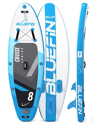 The Bluefin Cruise jr is one of the best beginner paddle boards for younger kids