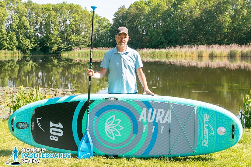 Bluefin Aura Fit - Best Extra Wide Paddle Board for Yoga